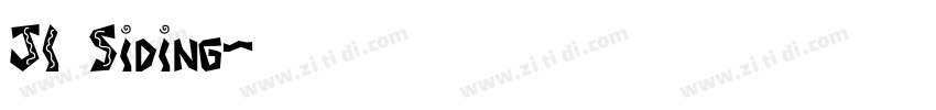 JI Siding字体转换